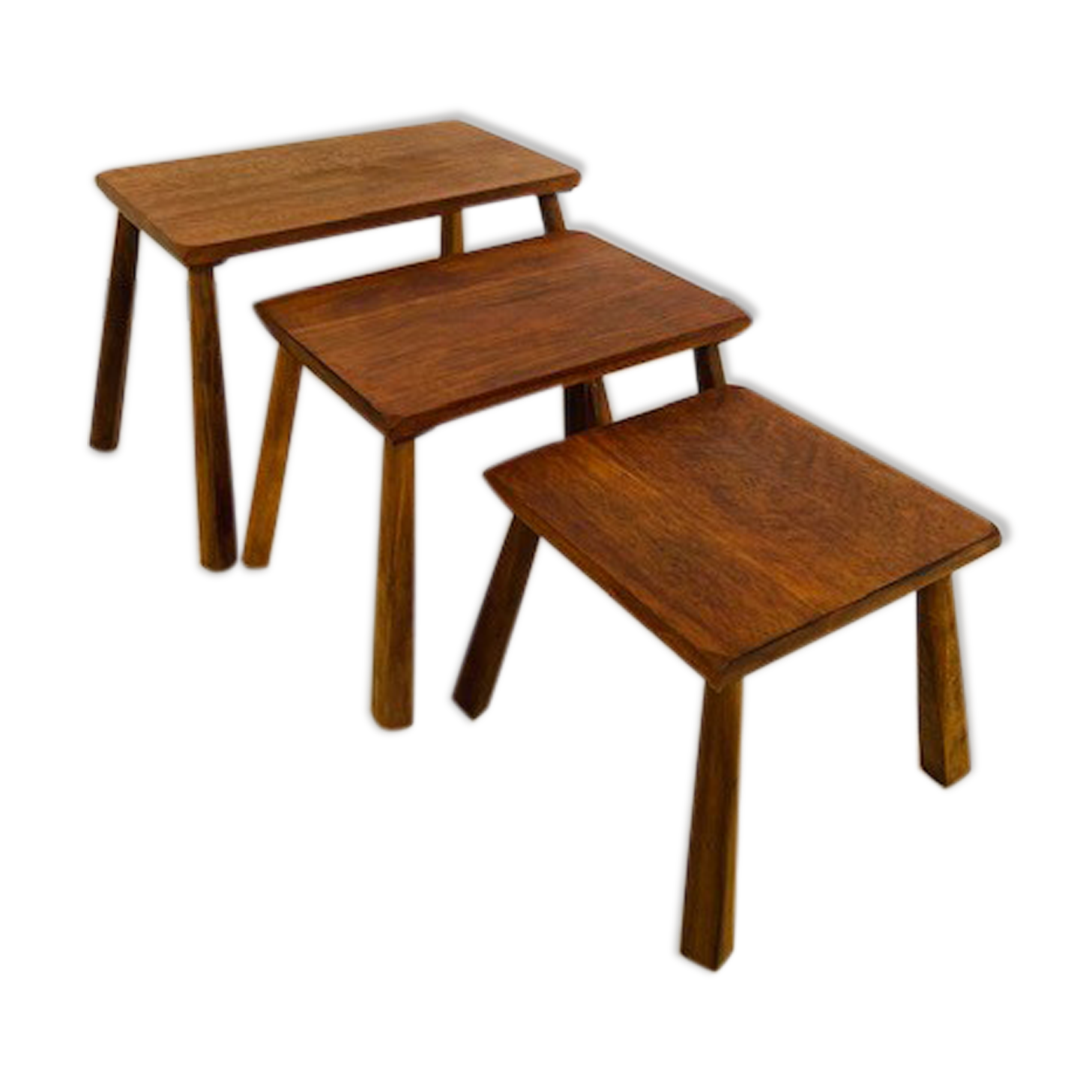 Solid wood trundle table