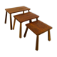 Solid wood trundle table