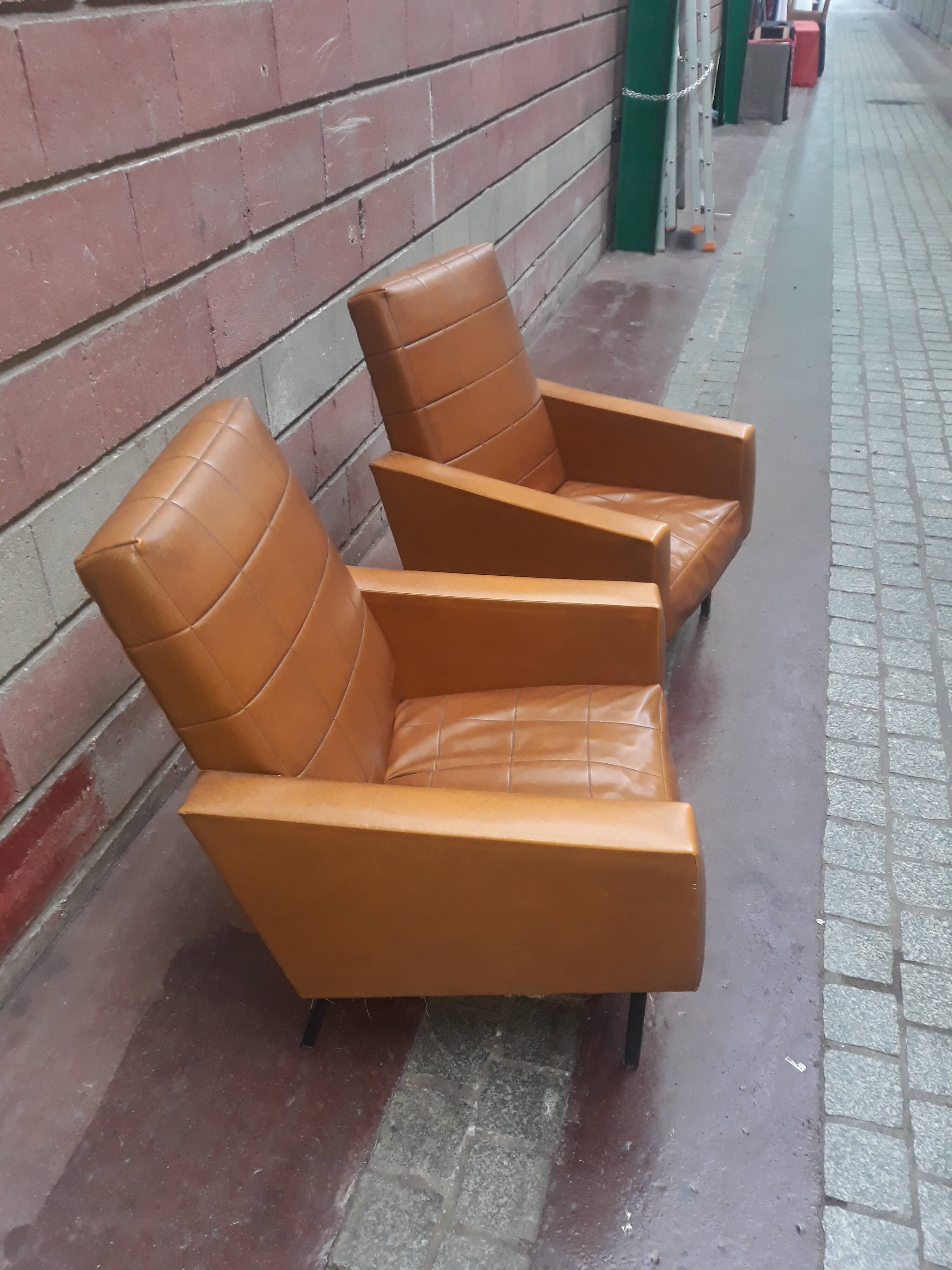 Pair of armchairs, 1980