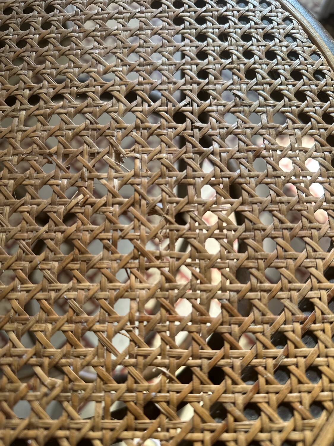 Wooden and cane bistro bar stools