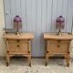 Pair of pampille bedside lamps