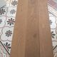 Coffee table, wooden top, wrought iron legs