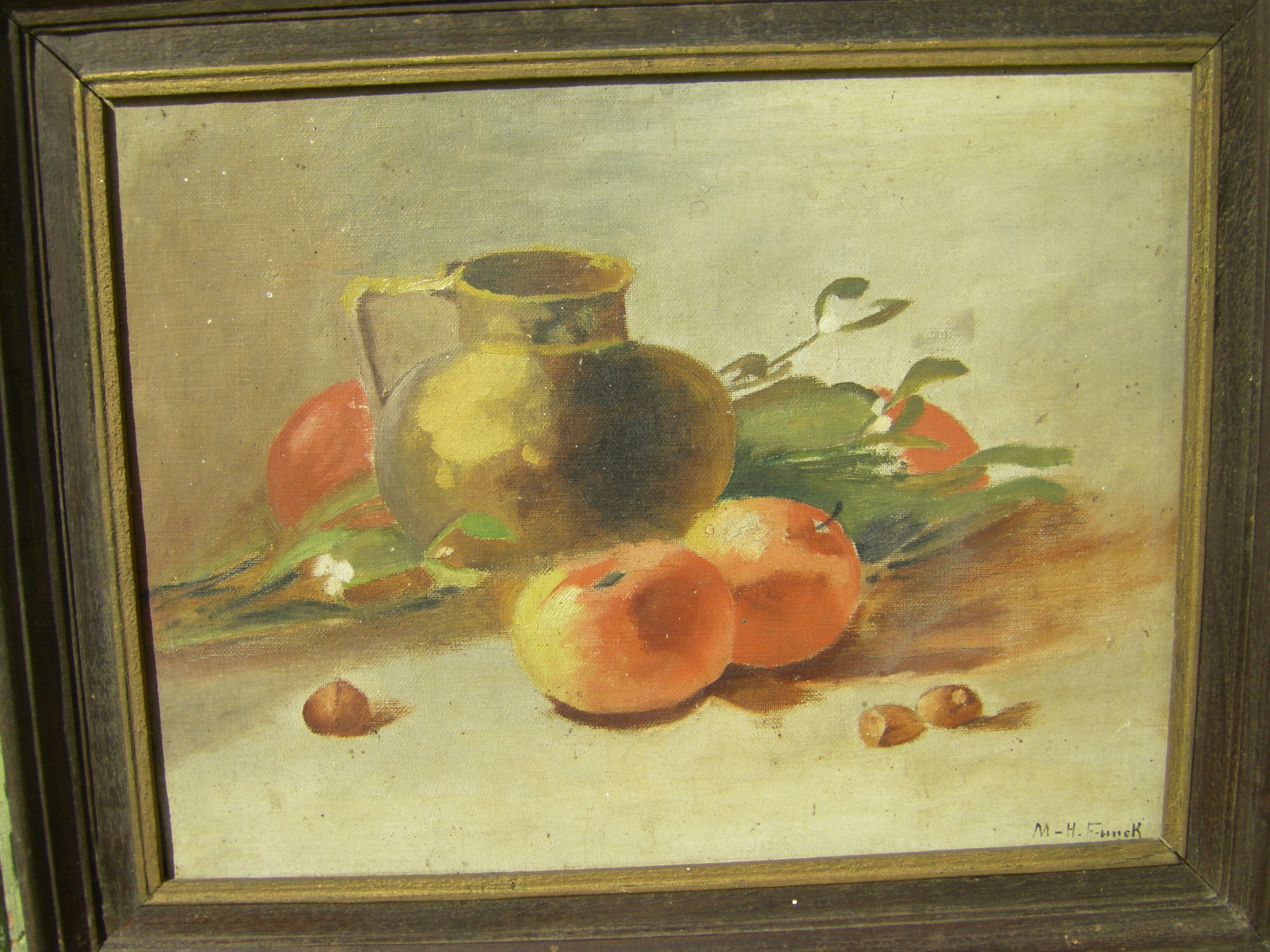 Oil painting still life