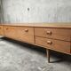 Vintage Scandinavian teak sideboards from the 1970s.