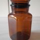 Bocal verre ambré