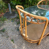 Rattan trolley