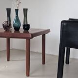 Square Danish coffee table by Niels Bach, in teak