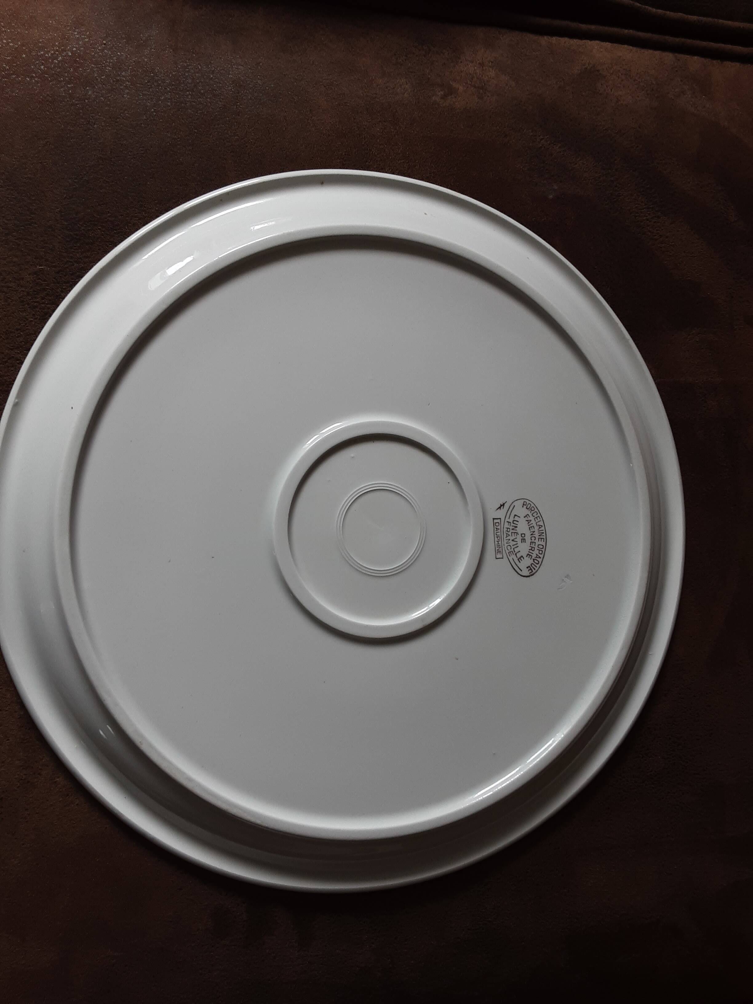 Luneville round dish