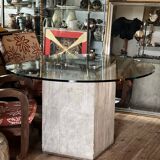 Round table by Sergio & Giorgio Saporiti