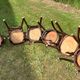 Set of 6 Thonet and Fishel bistro chairs, early 20th century