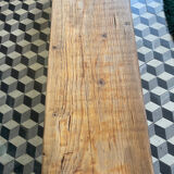 Old raw wooden bench