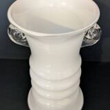 3 vases en verre, artiste verrier Jerzy Słuczan-Orkusz, Pays de l'Est, années 80