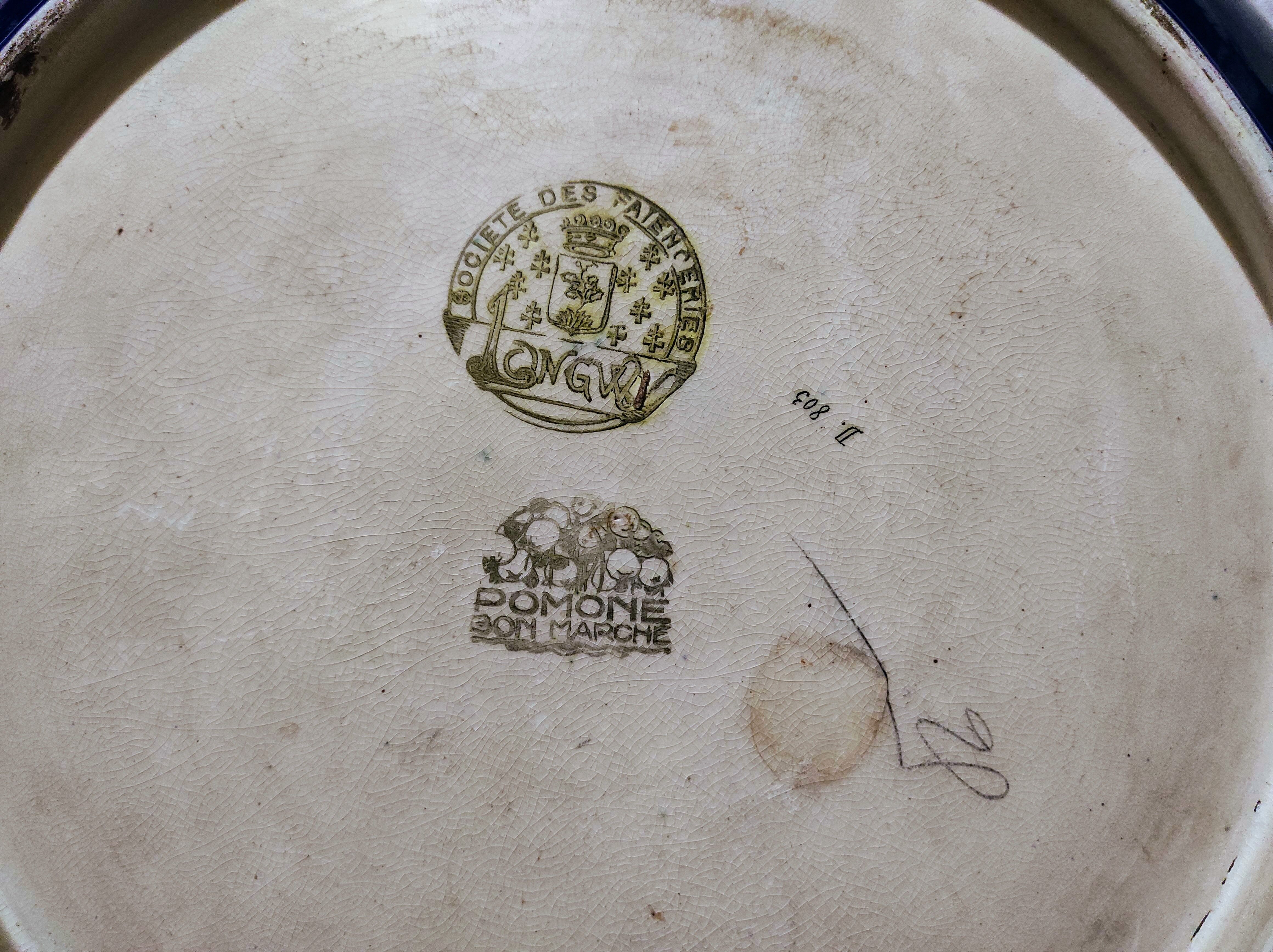 Plat émaux de Longwy