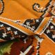 Wine Red & Orange Classic Vintage Kilim Rug, 171x289Cm