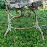 Banc de jardin pied fonte