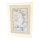 Carte aquarellée des Antilles - Gravure de 1785