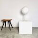 Milky Glass Sphere Table Lamp By Harco Loor For Harco Loor Design, The Netherlands 1980S