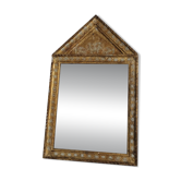 Miroir vénitien ancien en bois doré