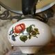 Ceramic and opaline hanging lamp