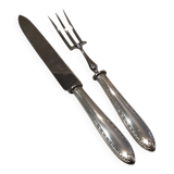 Service to cut silver metal Christofle Albatros