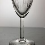 Set of 6 crystal wine glasses