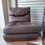 Chauffeuse cuir Roche Bobois