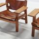 Vintage Danish Chairs by Børge Mogensen for Fredericia, 1970s, Set of 2