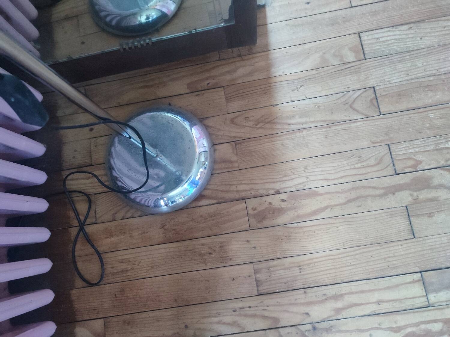 Lampe chromée vintage