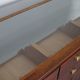 Antique English oak and glass counter/display cabinet, circa 1920-1930
