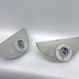 Flos, vintage set of two Quarto sconces by Afra e Tobia Scarpa. Italy 1970s