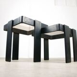 Vintage Nesting Tables by Gianfranco Frattini, Set of 2