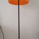 Lampadaire vintage champignon orange 1980