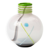 Petit vase en verre soufflé transjö hytta (suède)
