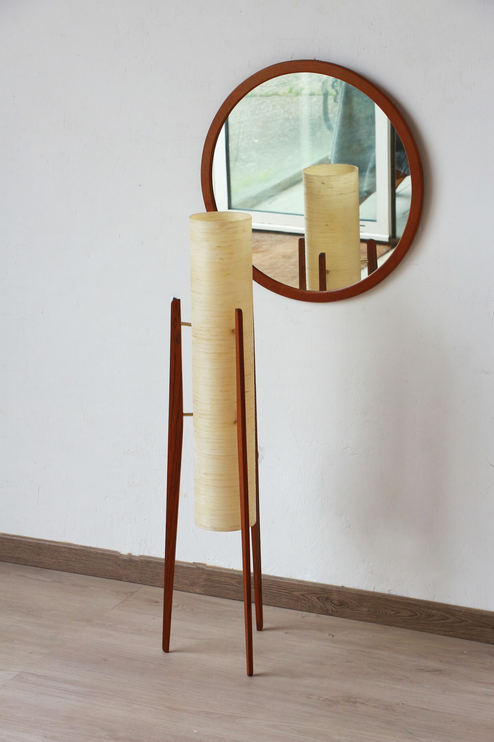 Rocket lamp - cream - 60's