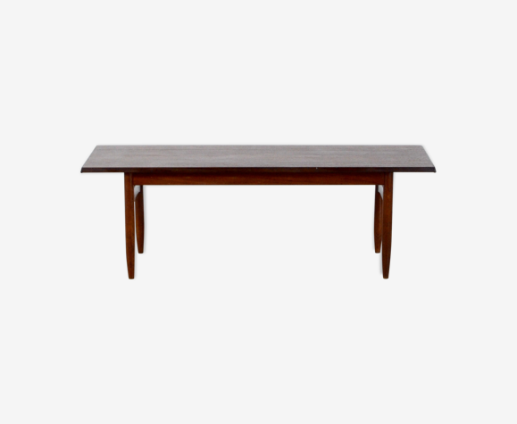Table basse danoise en teck du milieu du siècle