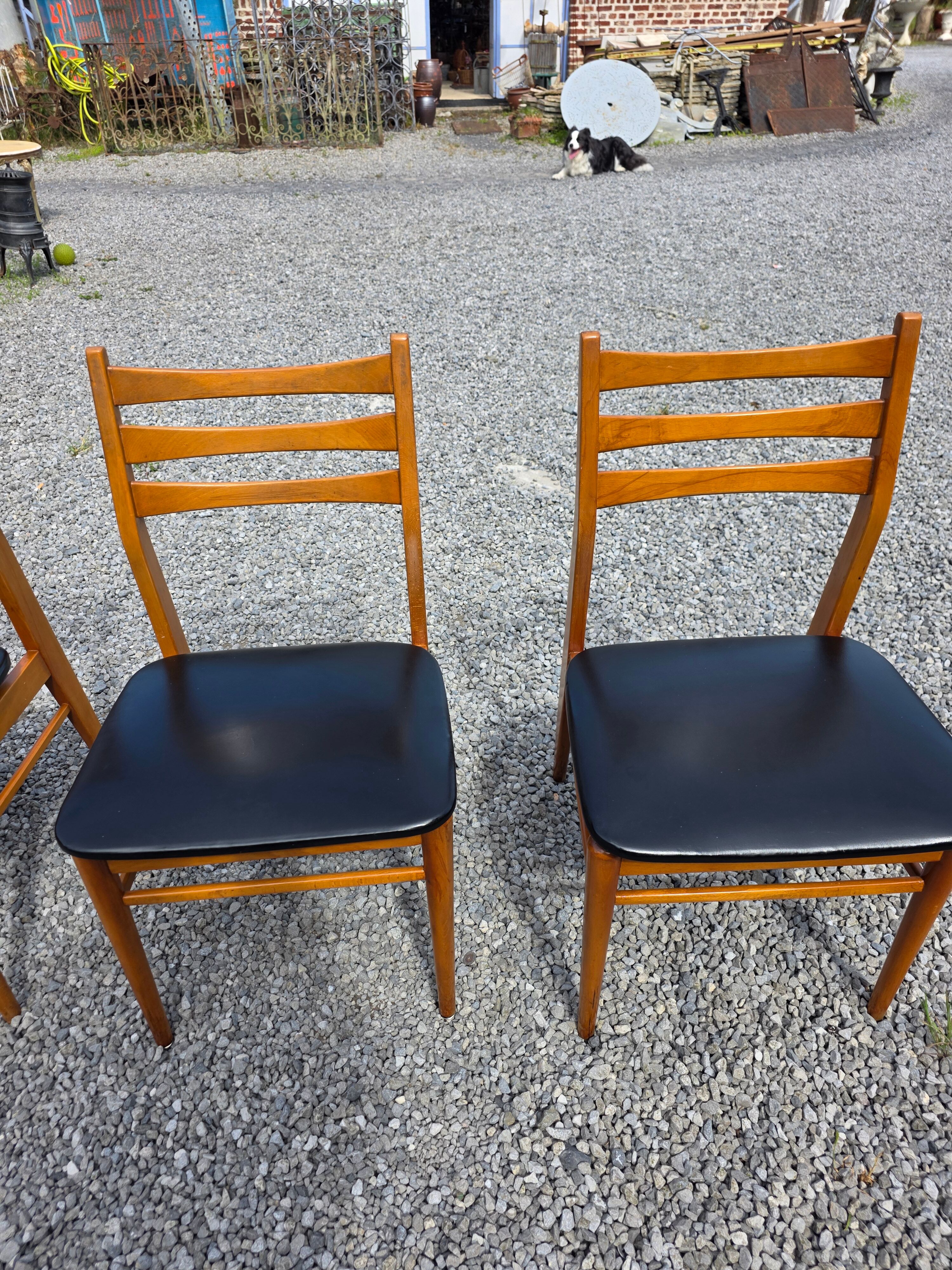 4 Scandinavian chairs from the 1960s