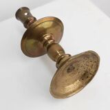 17th-Century Belgian Bronze Candlestick in Renaissance Style