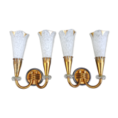 Appliques Maison Lunel modèle Arum années 50