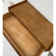 Rattan and wood chest of drawers