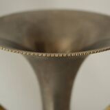 Vintage onyx and pewter amphora
