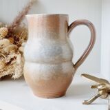 Handmade stoneware pitcher or carafe