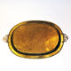 Brass tray with handles by Erickson 1930s Sweden