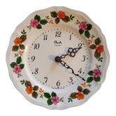 Horloge murale assiette Flash Transistor