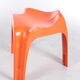 Tabouret vintage orange space age par Casala, 1960