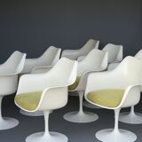 Chaises Tulip vintage de Knoll International, années 1960, lot de 8