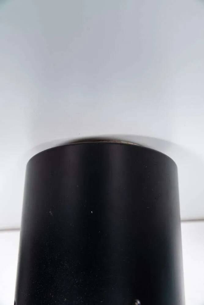 Vintage glass ceiling lamp from the 1960s.