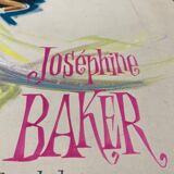 Original gouache of the poster "Paris, My Loves" by Joséphine Baker, 1959 • ART