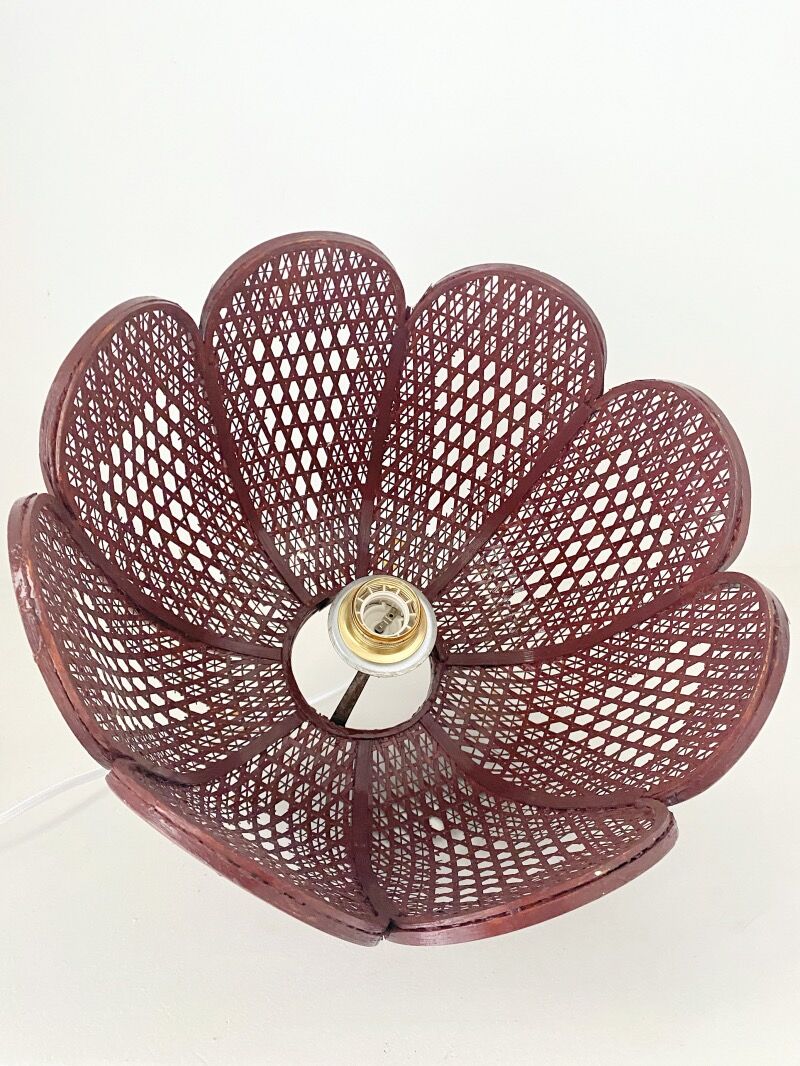 Suspension flower wood and cannage