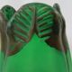 Tulip vase in art deco glass paste