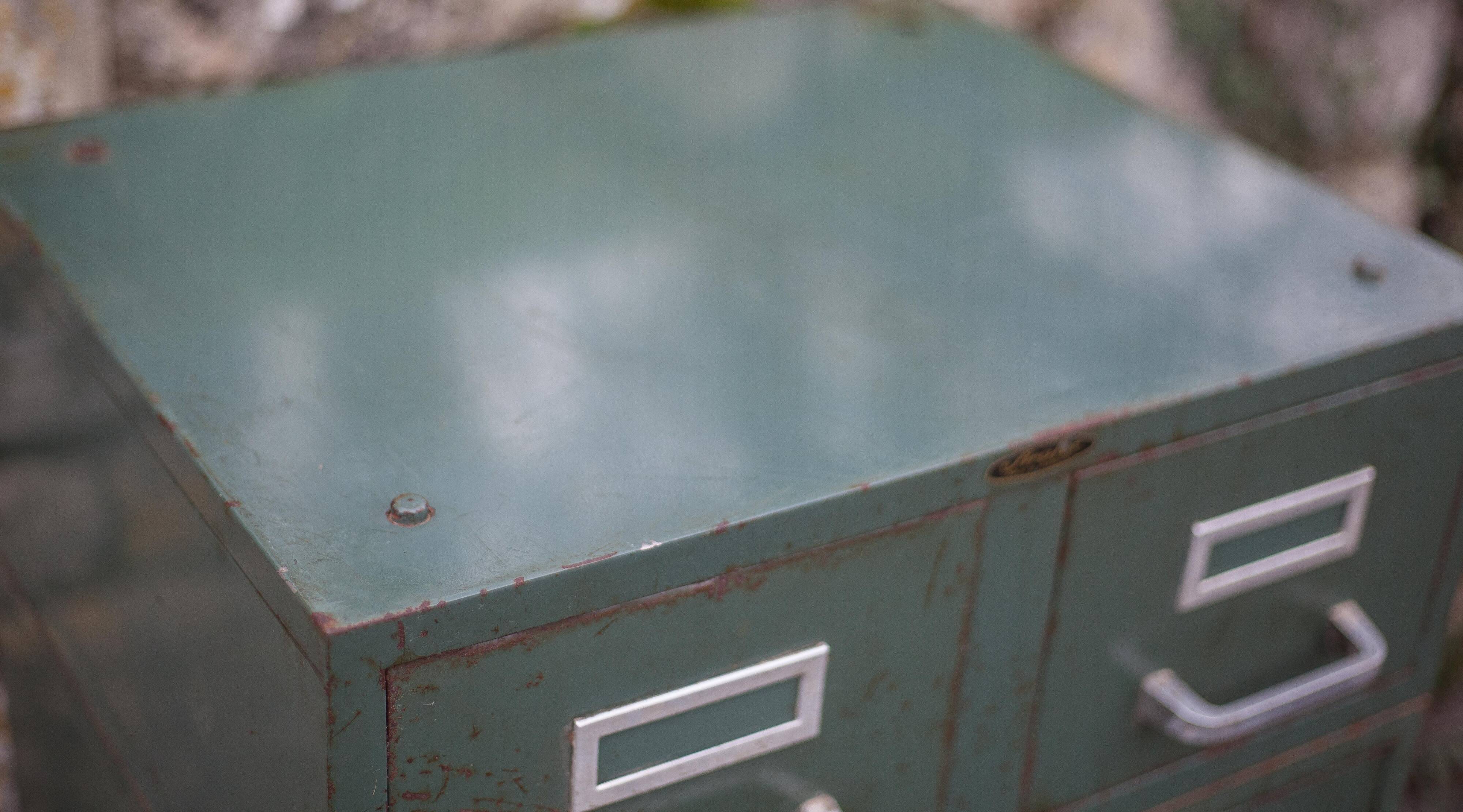 Vintage Strafor furniture, 6-drawer furniture, vintage metal furniture, industrial, loft decor, 50's